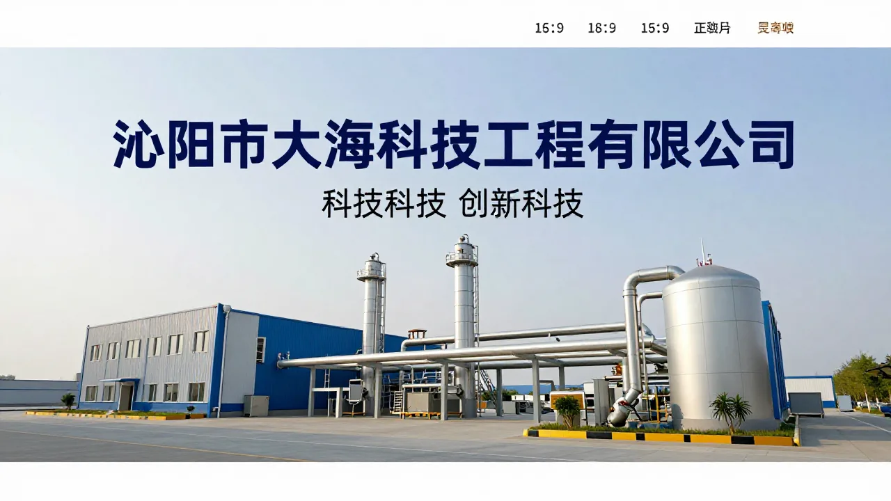 沁阳市大海科技工程有限公司 首页主视觉